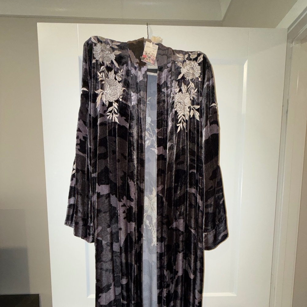 Johnny Was velvet kimono